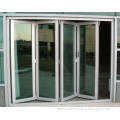 Thermal Break Aluminum Patio Door Exterior Glazing Bi Folding Door Factory